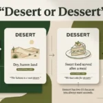 Desert or Dessert