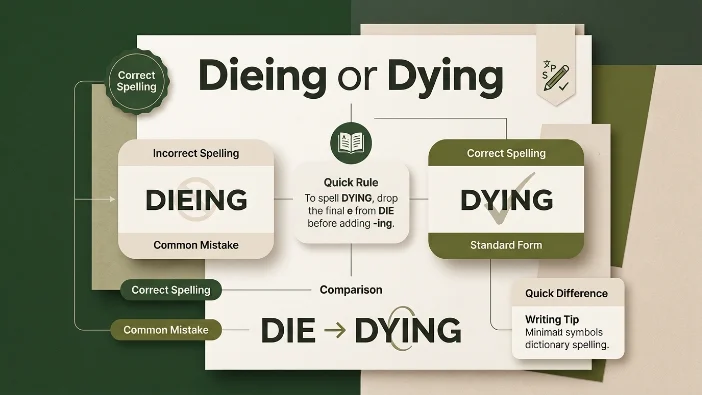 Dieing or Dying