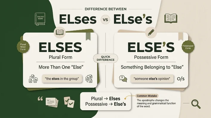 Elses or Else's