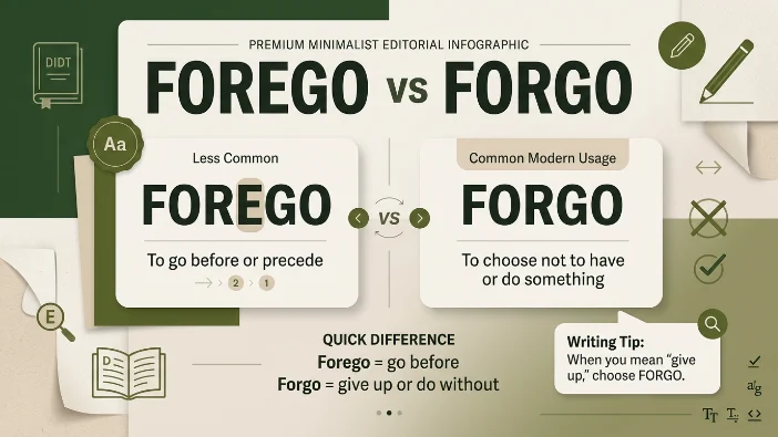 Forego vs Forgo