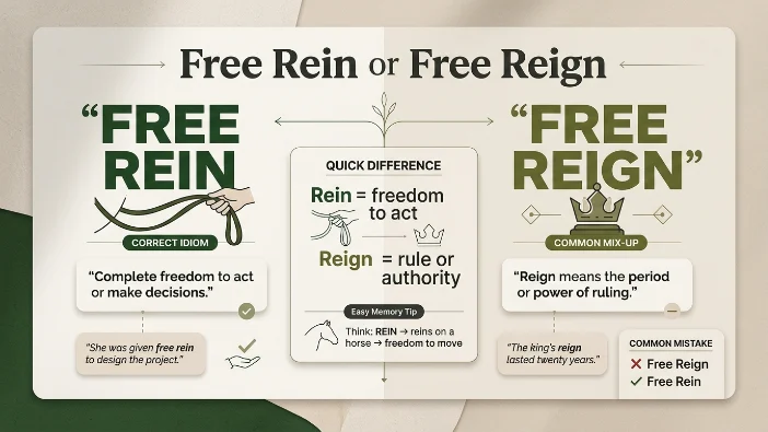 Free Rein or Free Reign