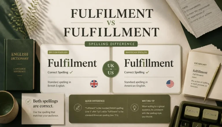 Fulfilment or Fulfillment