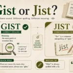Gist or Jist