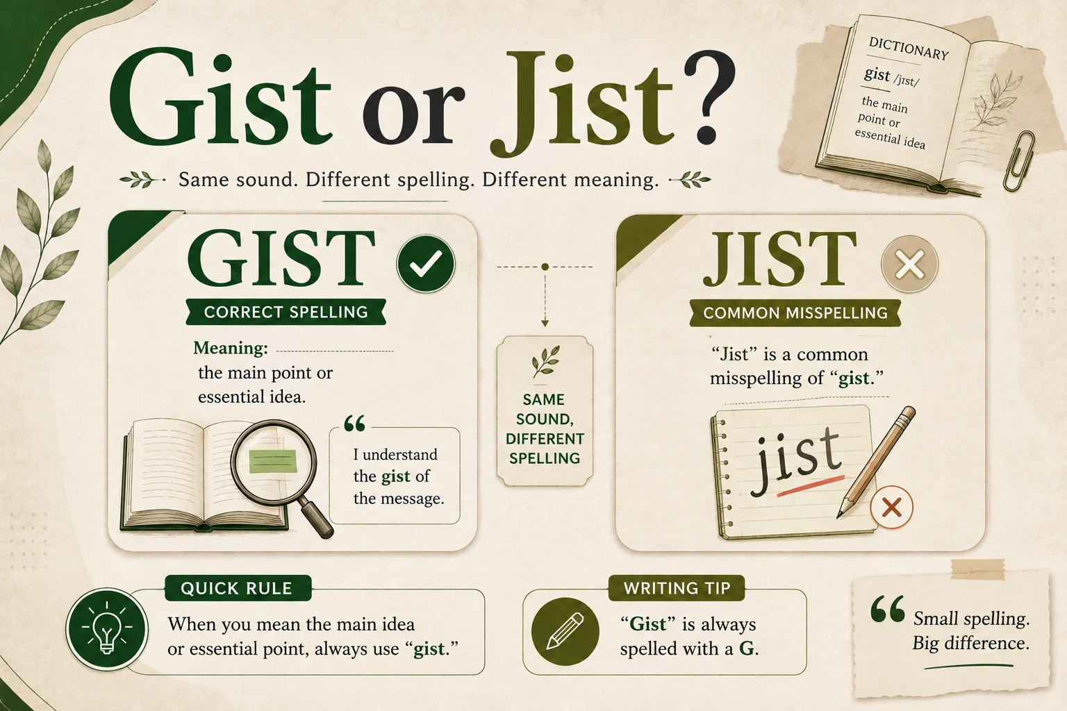 Gist or Jist