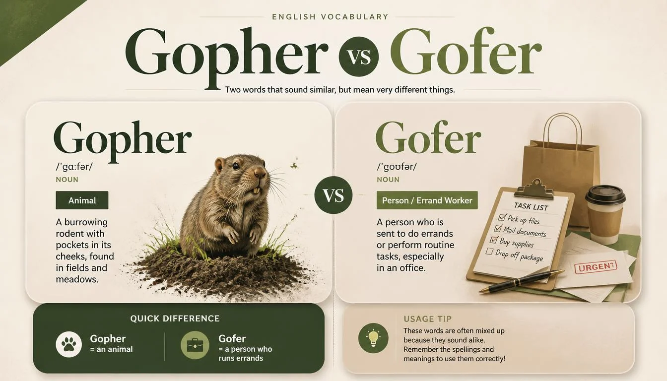 Gopher vs Gofer