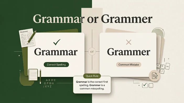 Grammar or Grammer