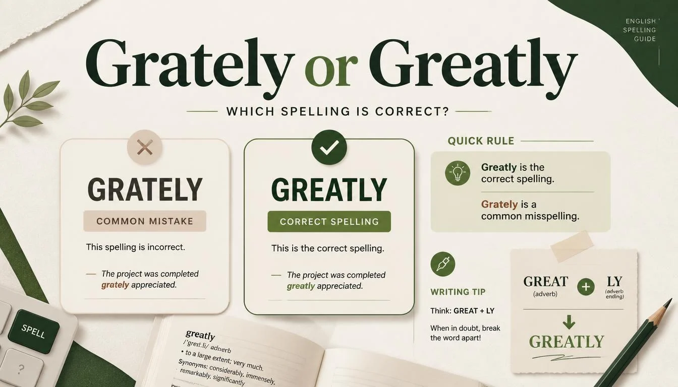 Grately or Greatly