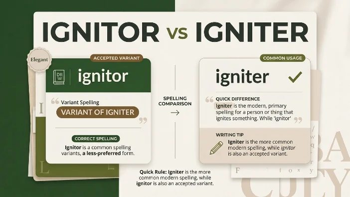 Ignitor vs Igniter