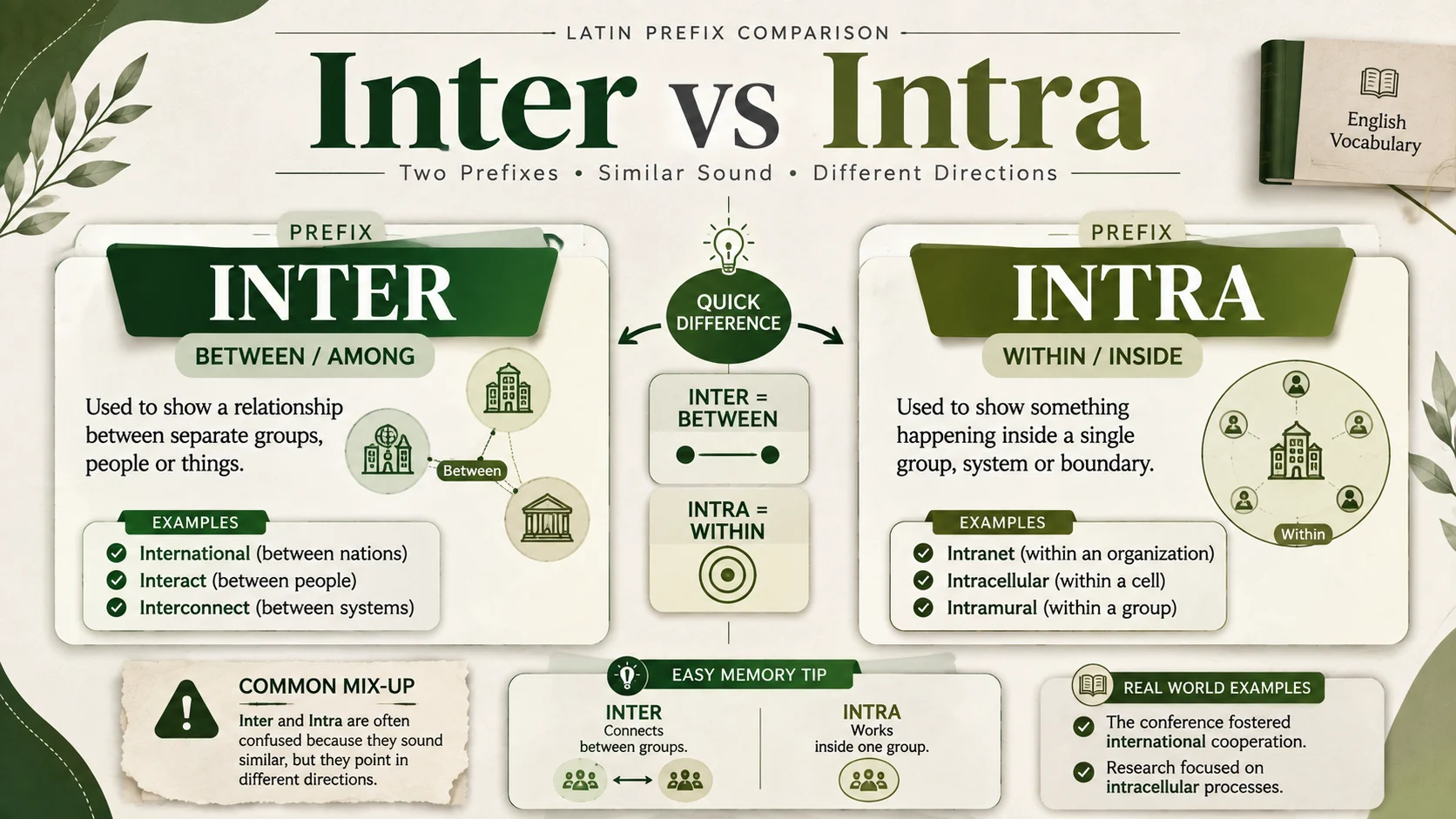 Inter vs Intra