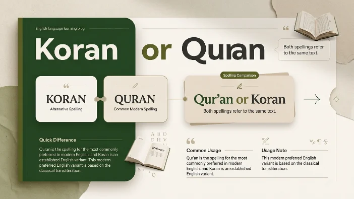 Koran or Quran