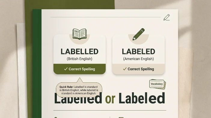 Labelled or Labeled
