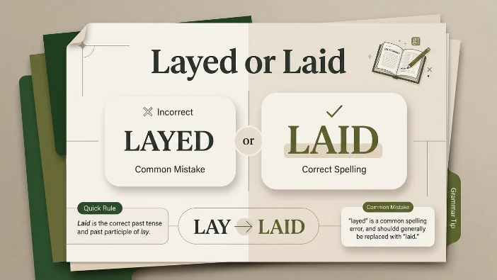 Layed or Laid
