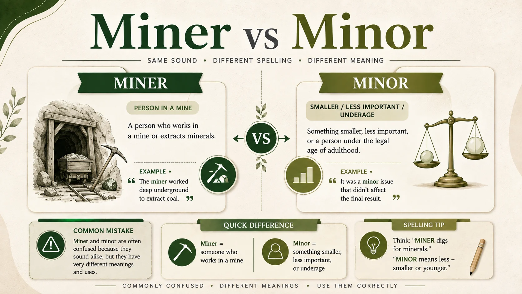 Miner vs Minor
