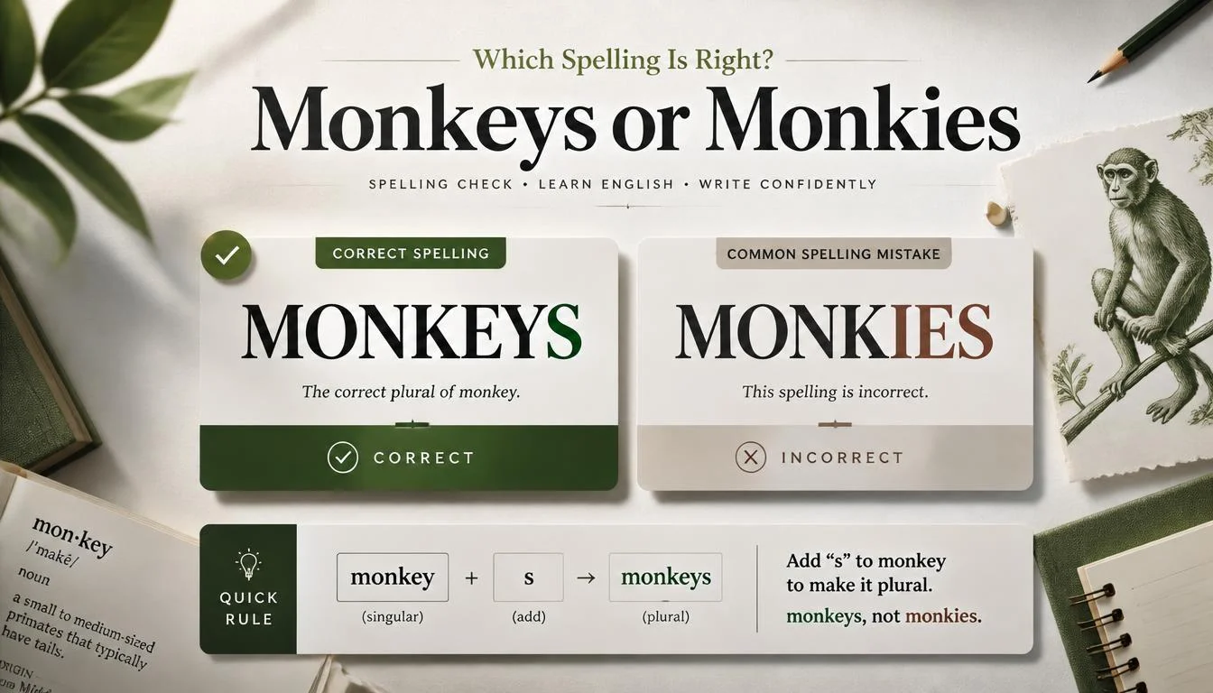 Monkeys or Monkies