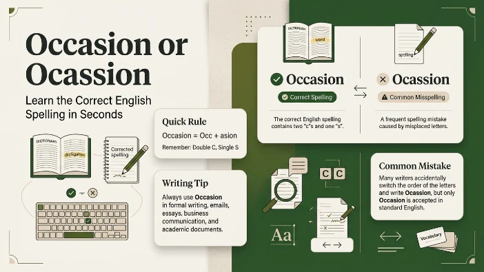 Occasion or Ocassion