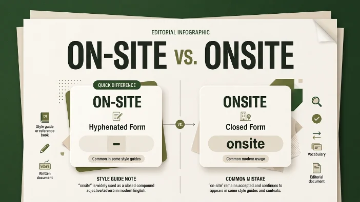 On-Site vs. Onsite