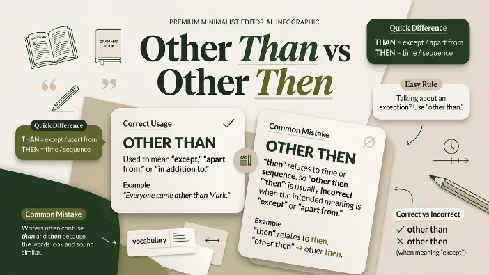 Other Than vs Other Then