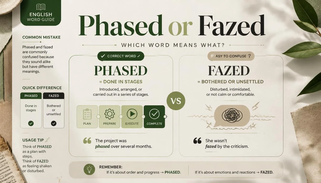 Phased or Fazed