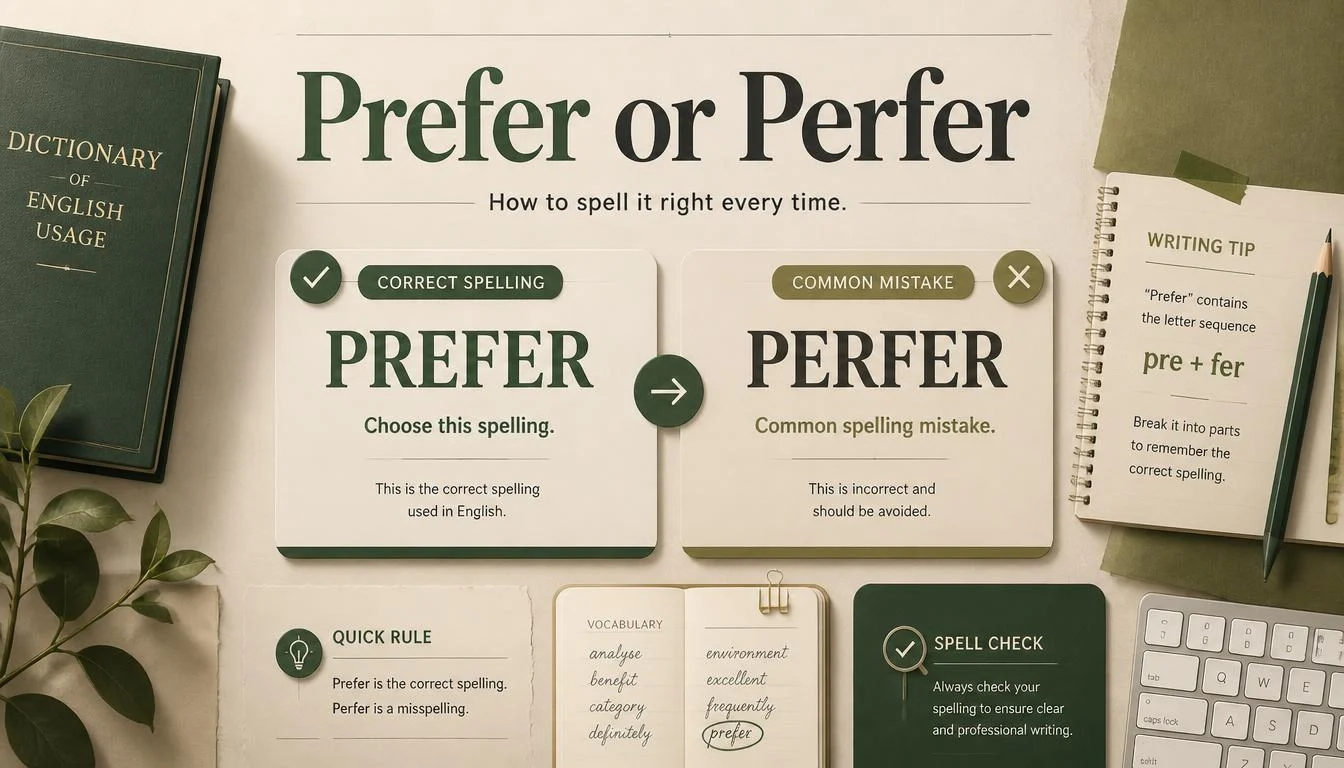 Prefer or Perfer