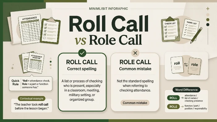 Roll Call vs Role Call