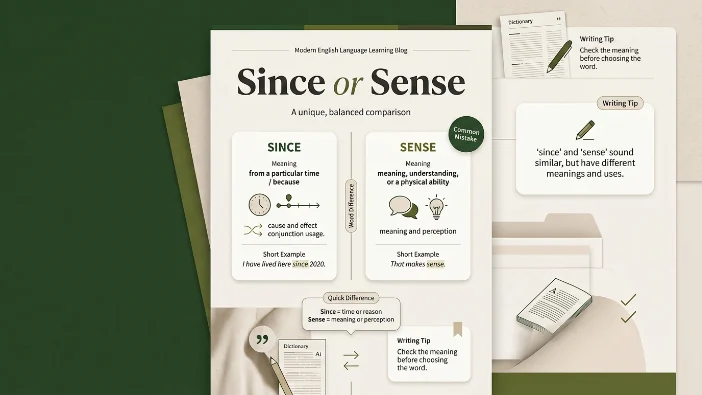 Since or Sense