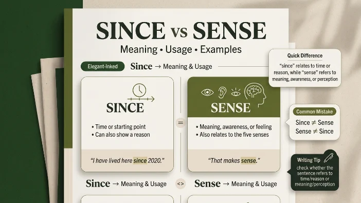 Since vs Sense