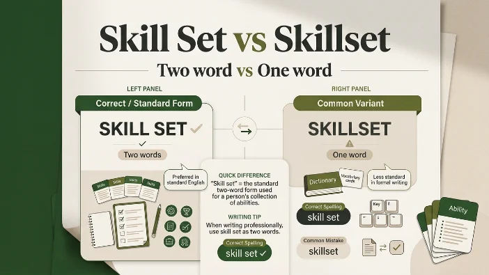 Skill Set vs Skillset