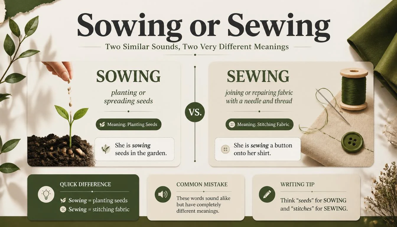 Sowing or Sewing