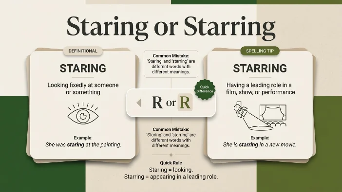 Staring or Starring