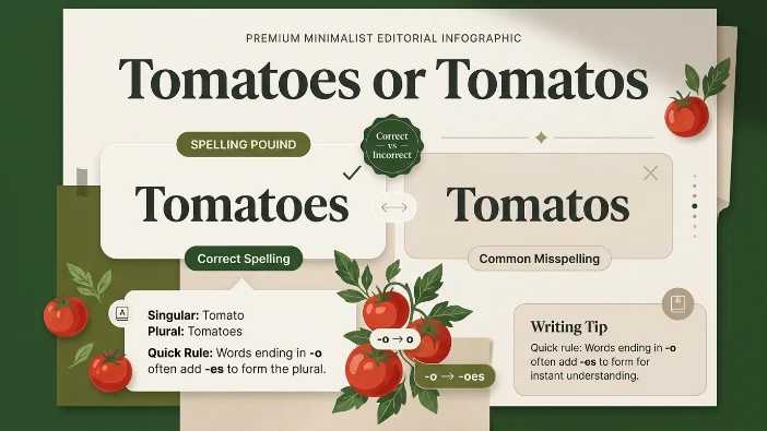 Tomatoes or Tomatos