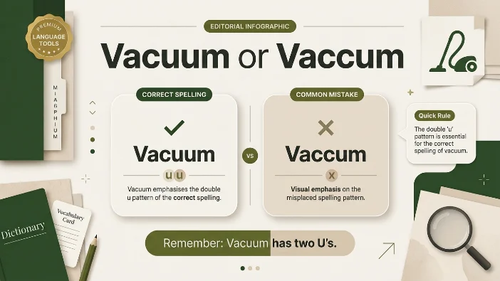 Vacuum or Vaccum