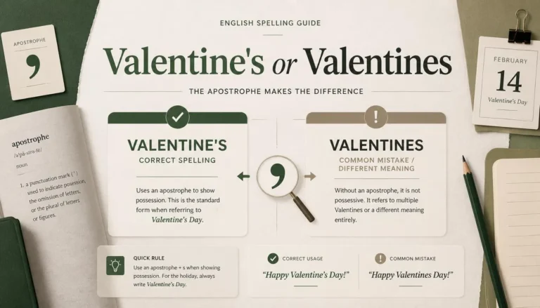 Valentine's or Valentines