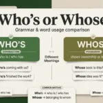 Who's or Whose