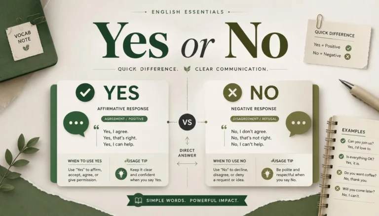 Yes or No