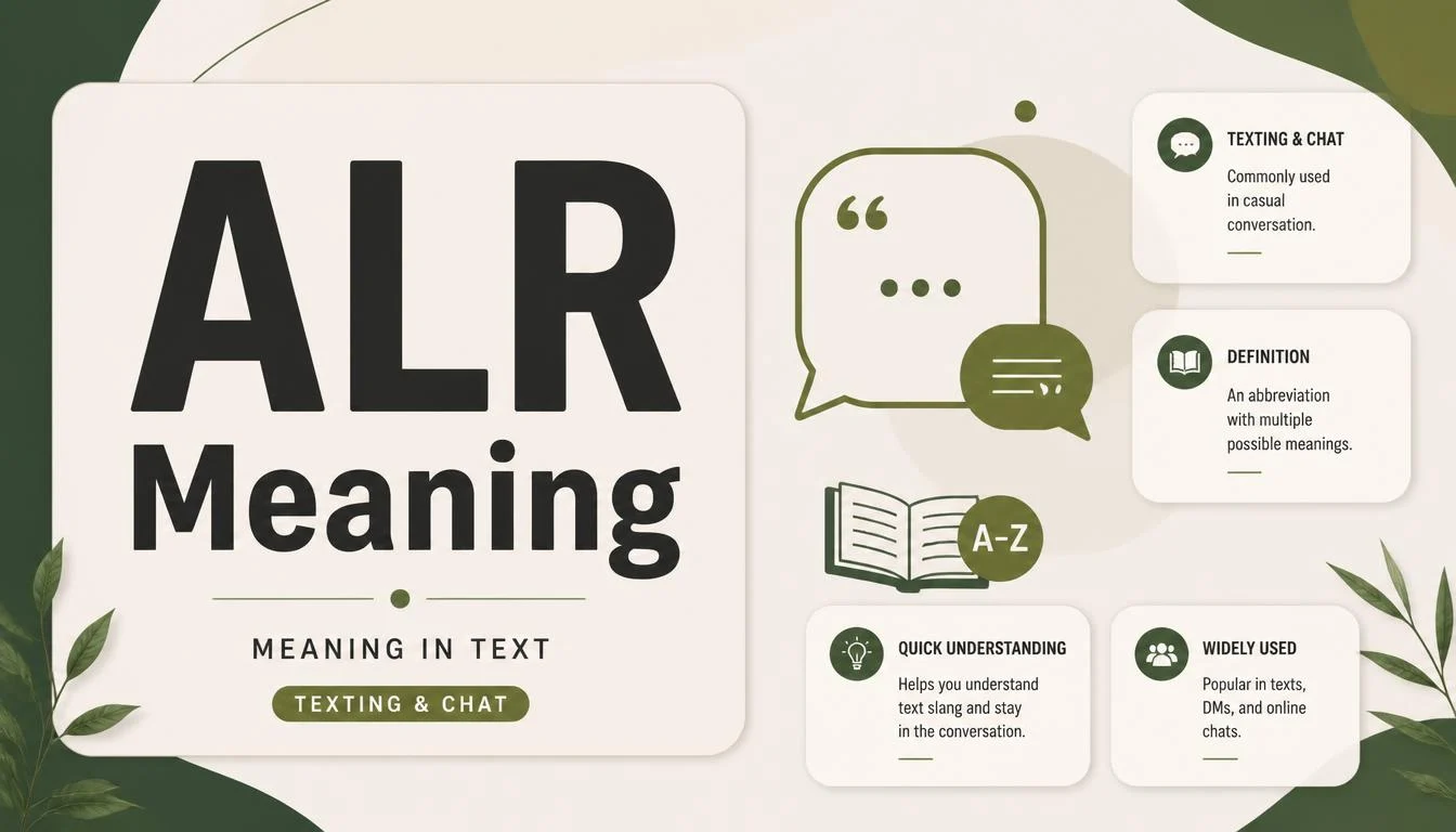 ALR Meaning