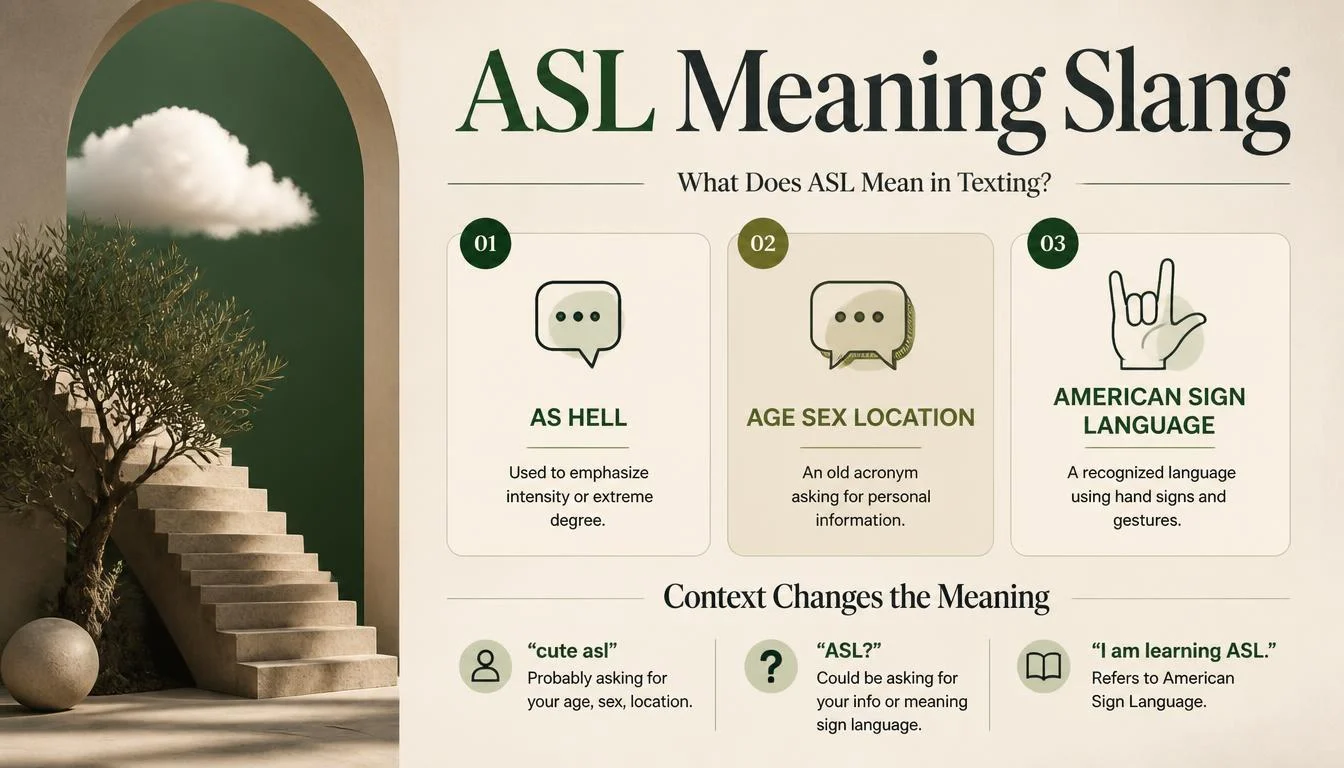 ASL Meaning Slang