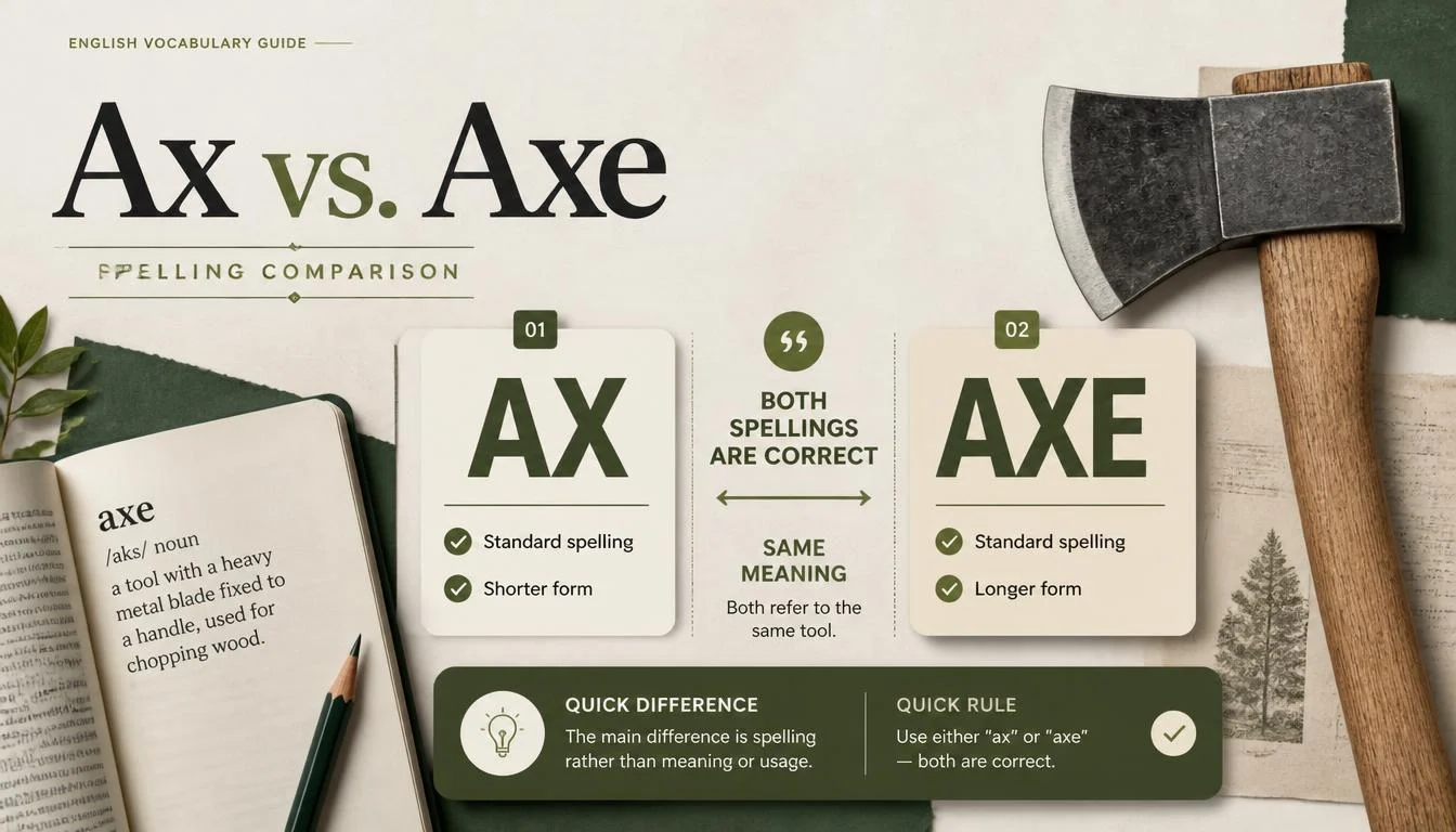 Ax vs. Axe