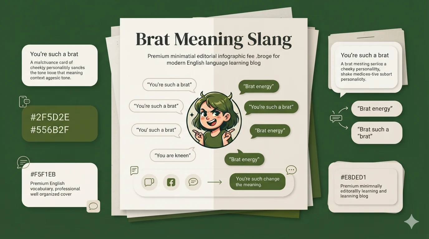 Brat Meaning Slang
