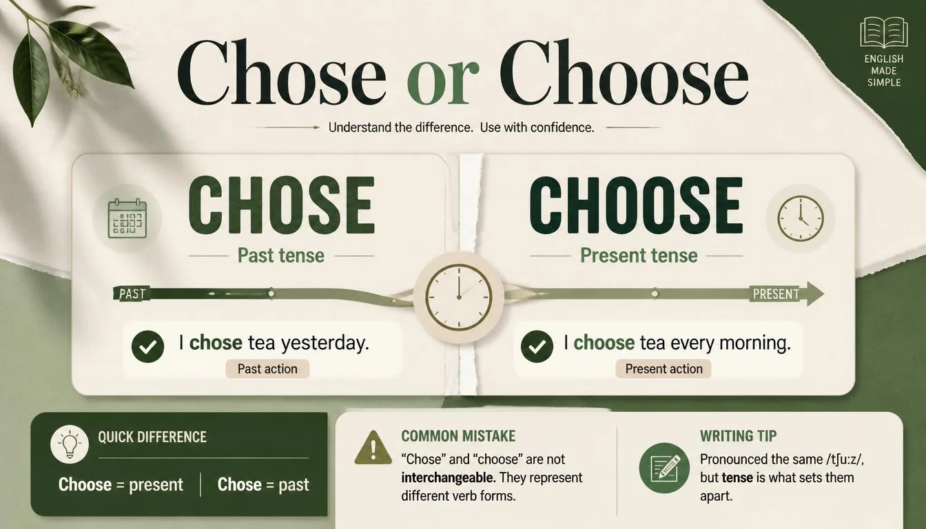 Chose or Choose