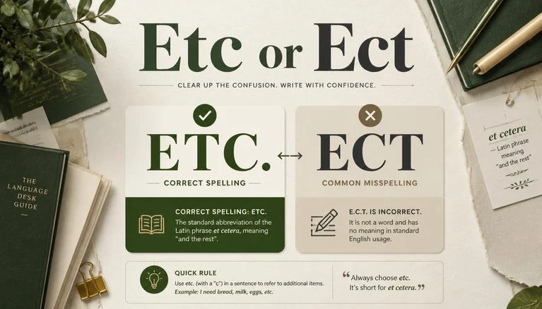 Etc or Ect