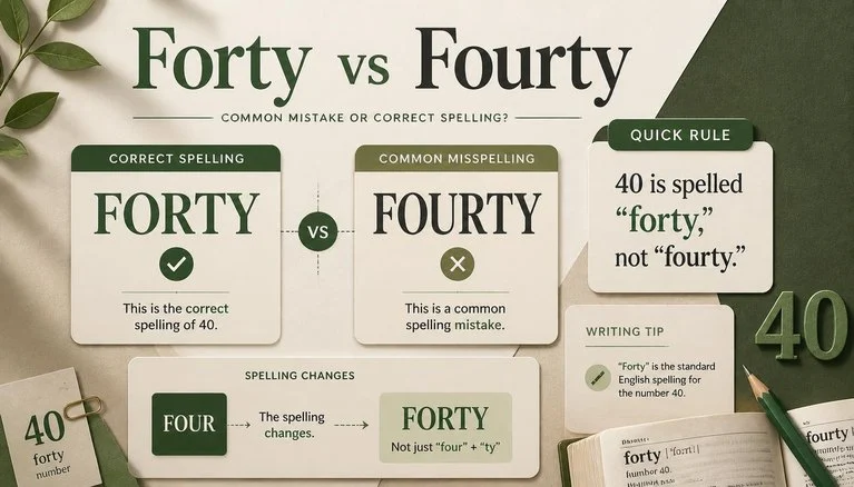 Forty vs Fourty