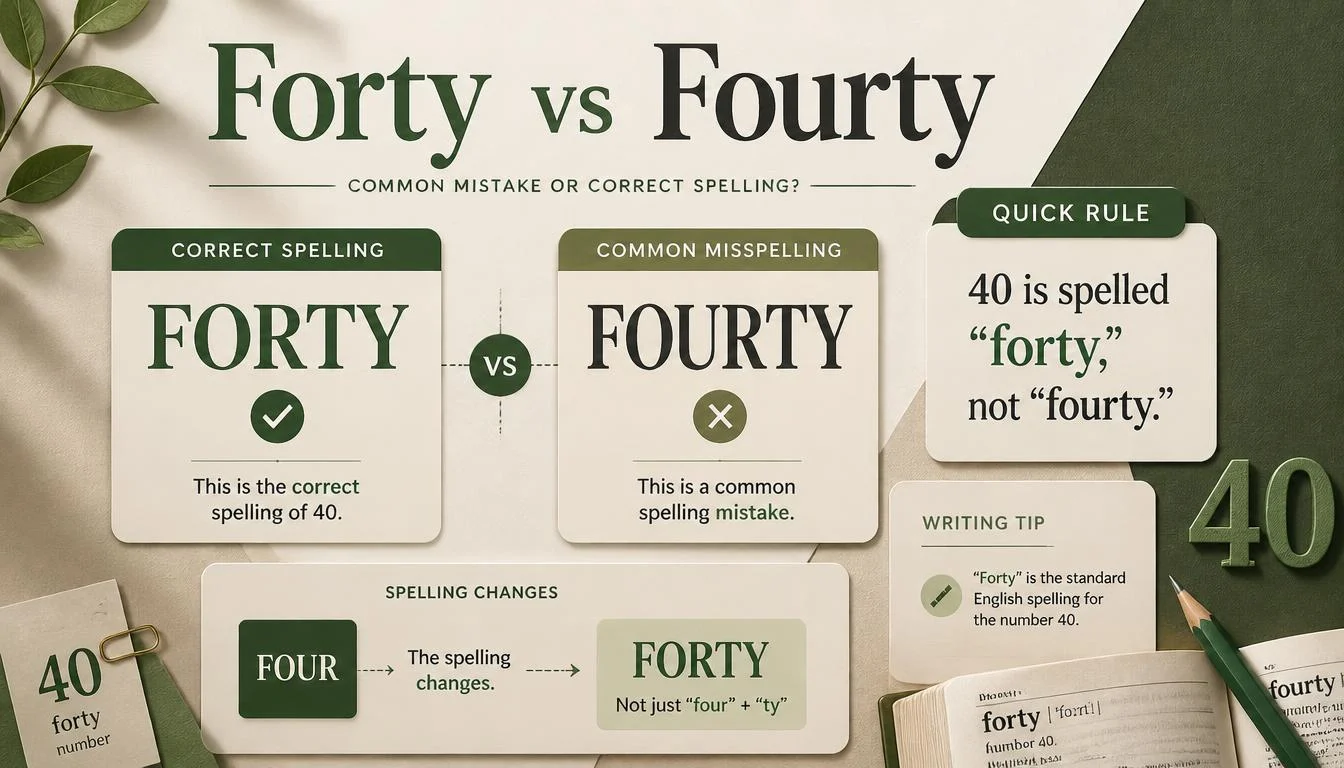 Forty vs Fourty