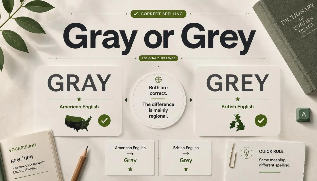 Gray or Grey