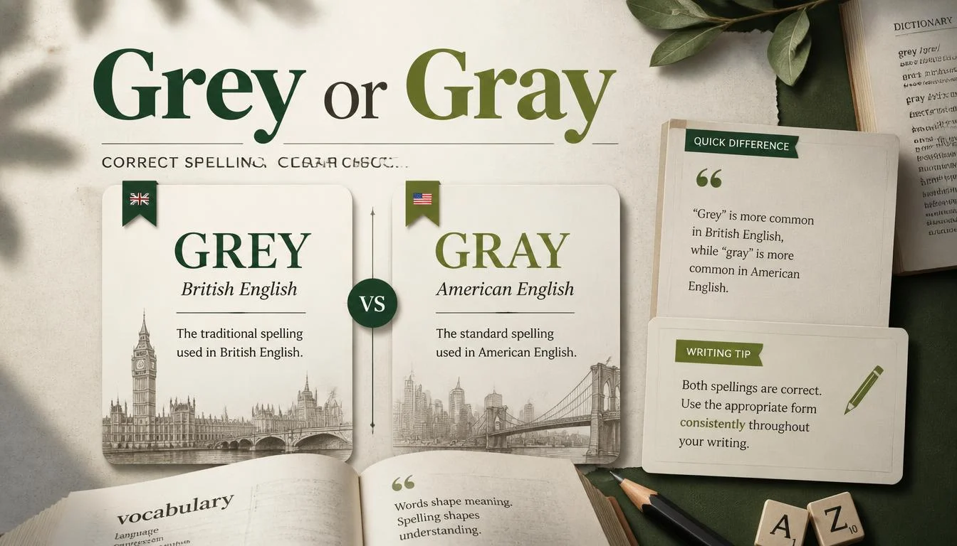 Grey or Gray