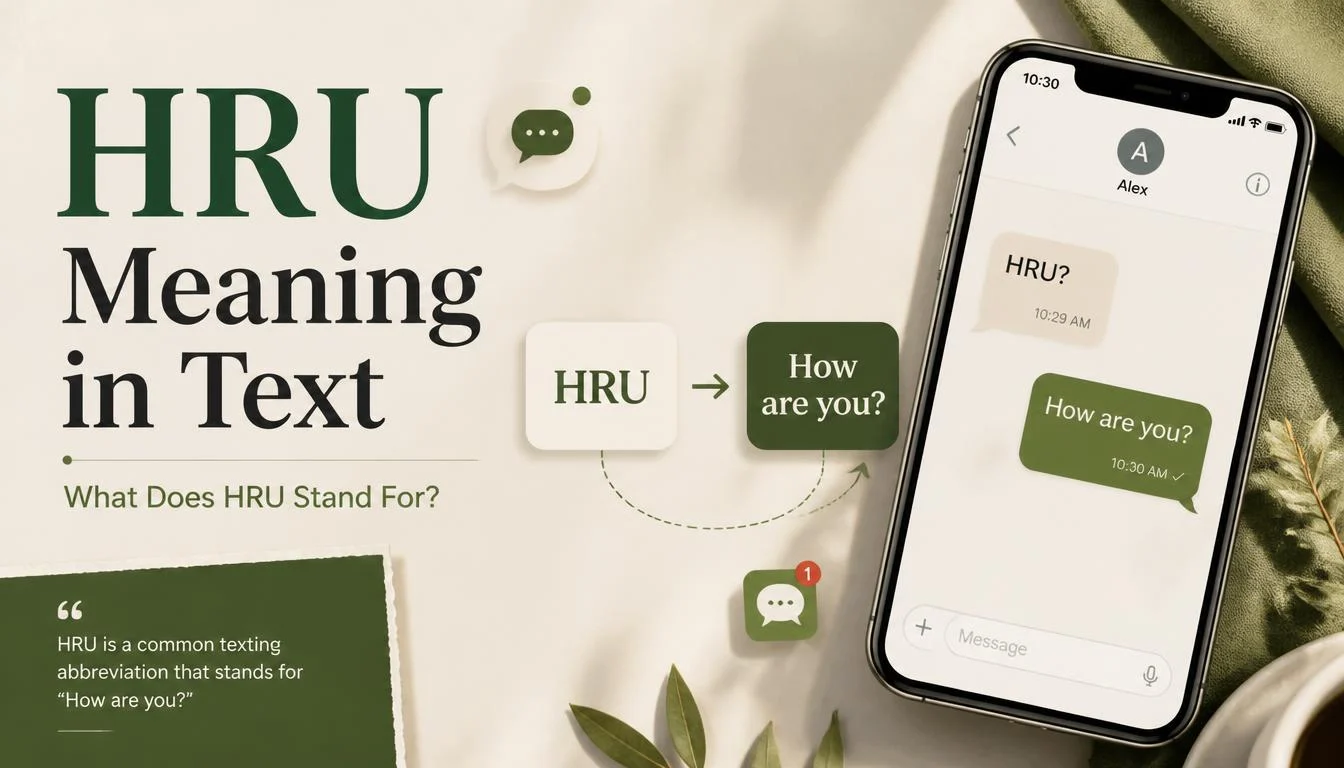 HRU Meaning in Text