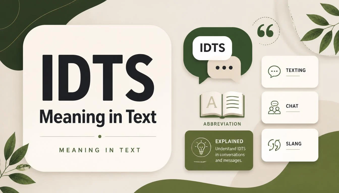 IDTS Meaning in Text