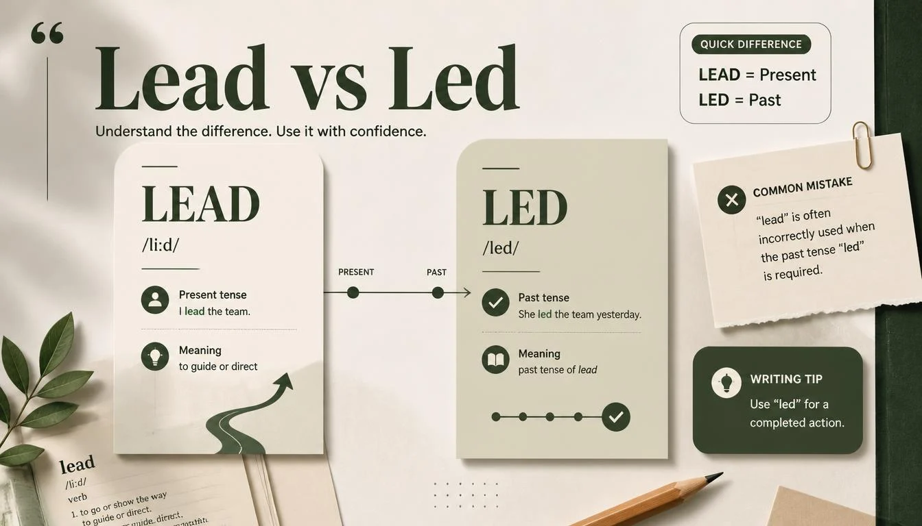 Lead vs Led