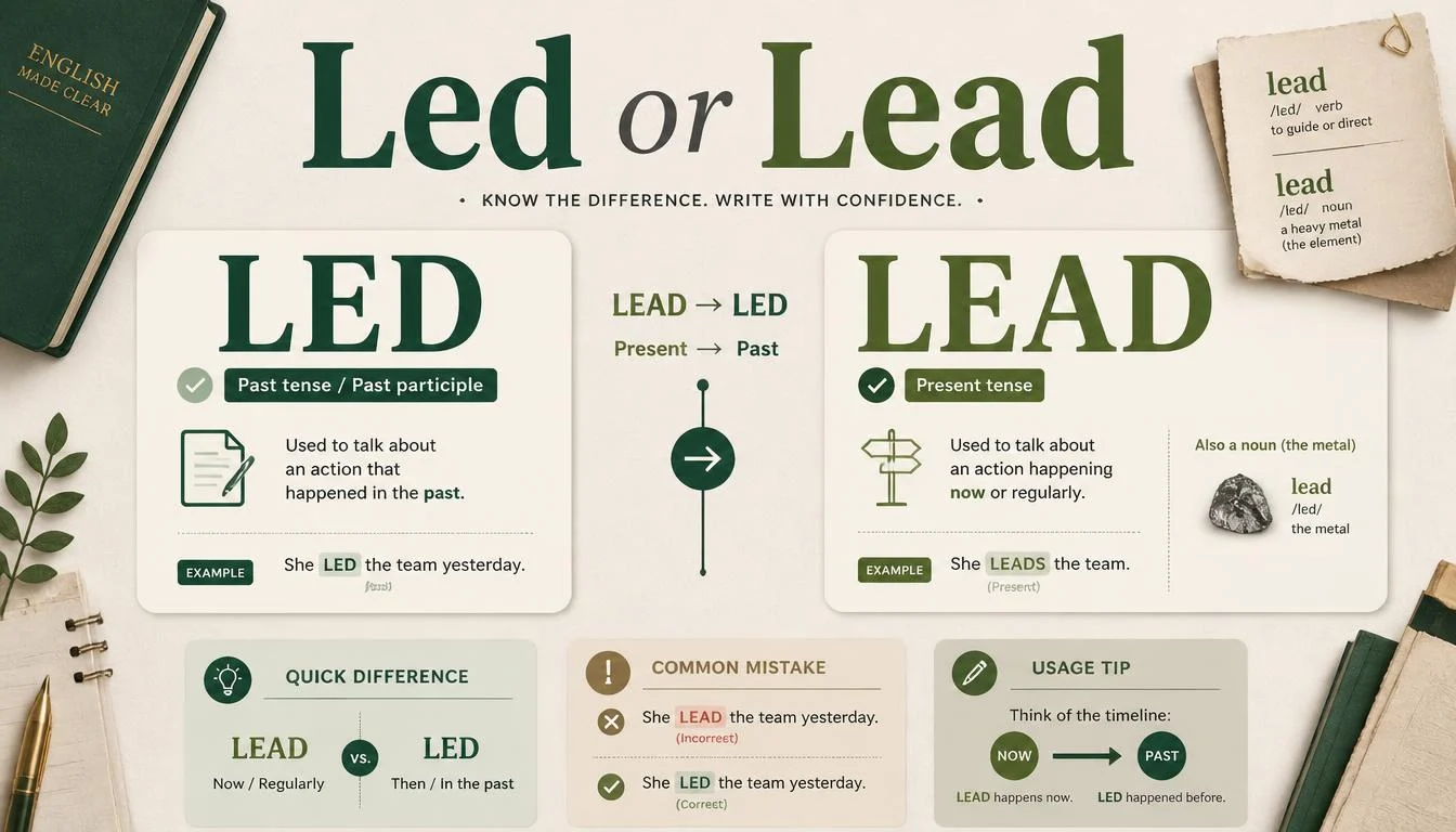 Led or Lead