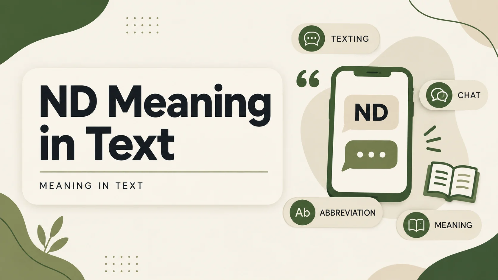 ND Meaning in Text