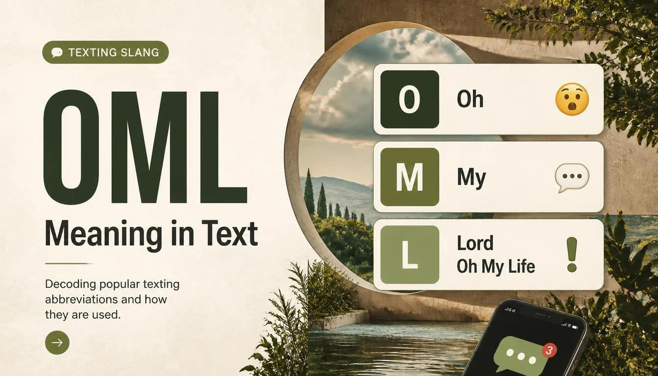 OML Meaning in Text